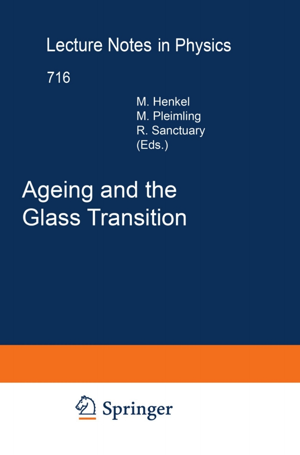 Ageing and the Glass Transition 1st Edition