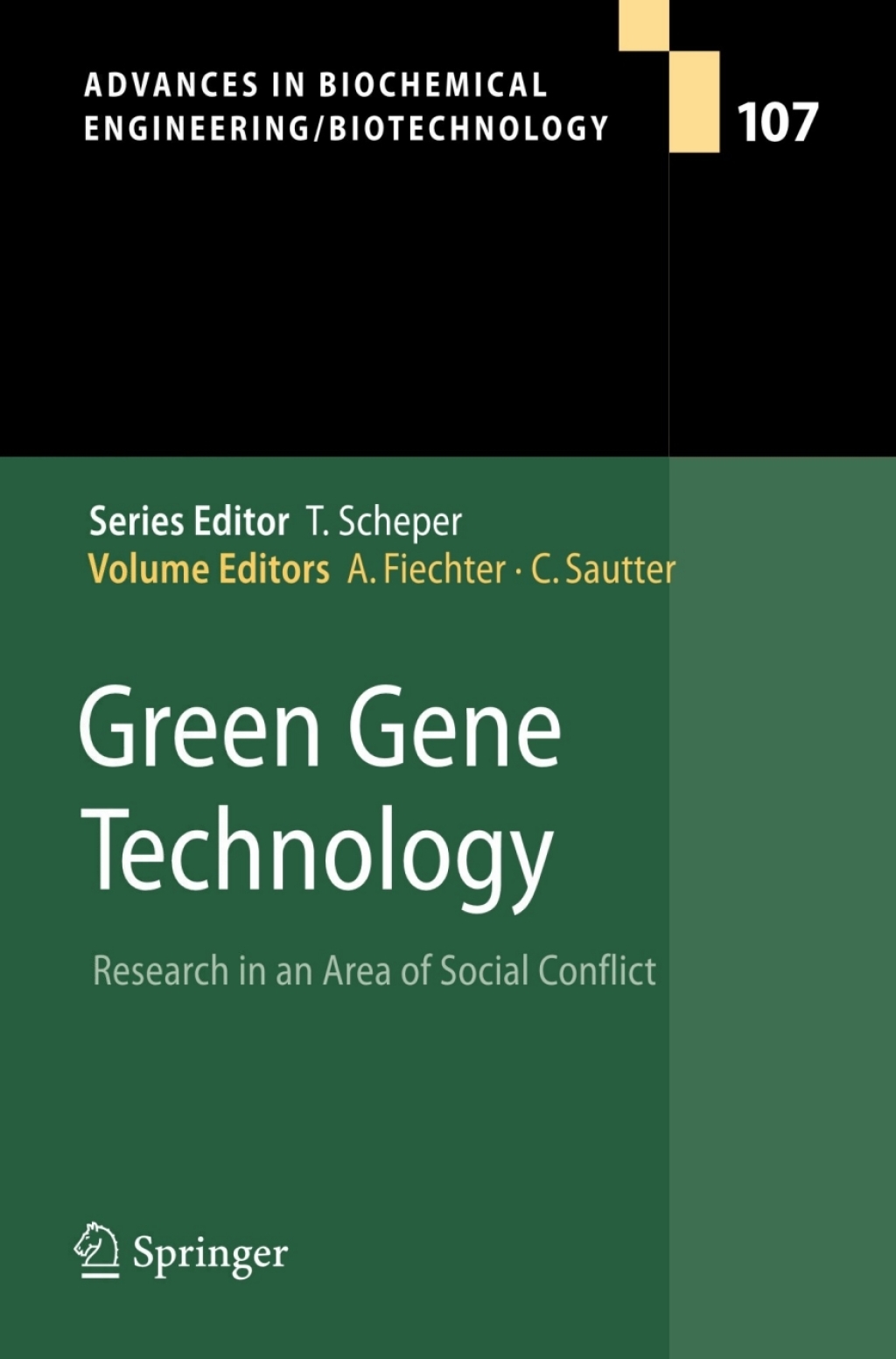 Green Gene Technology Research in an Area of Social Conflict 1st Edition