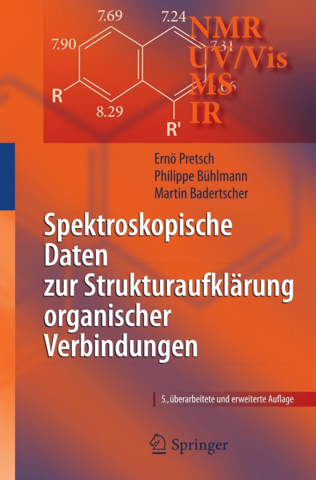 Spektroskopische Daten zur StrukturaufklÃƒÂ¤rung organischer Verbindungen 5th Edition
