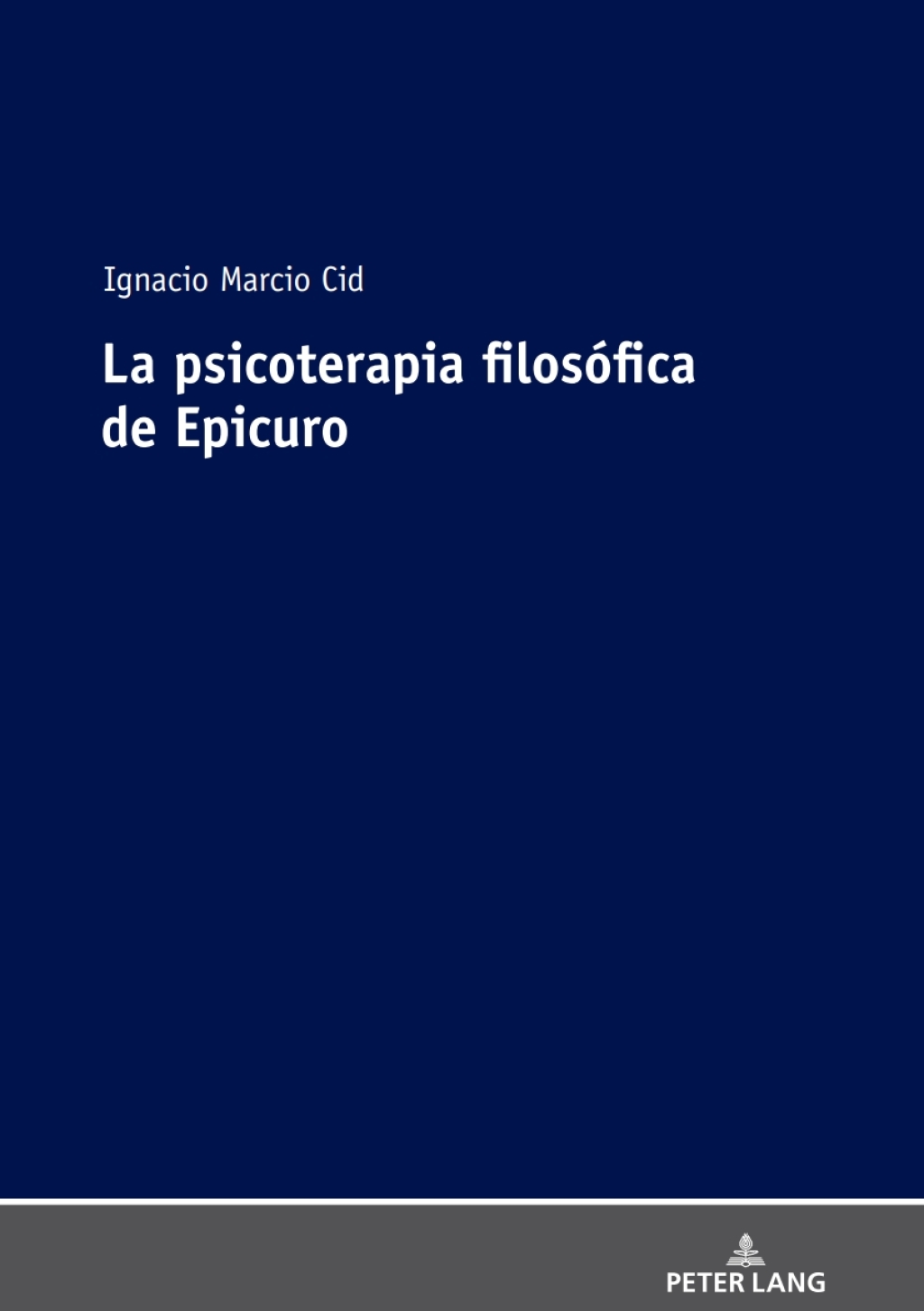 La psicoterapia filosÃƒÂ³fica de Epicuro 1st Edition