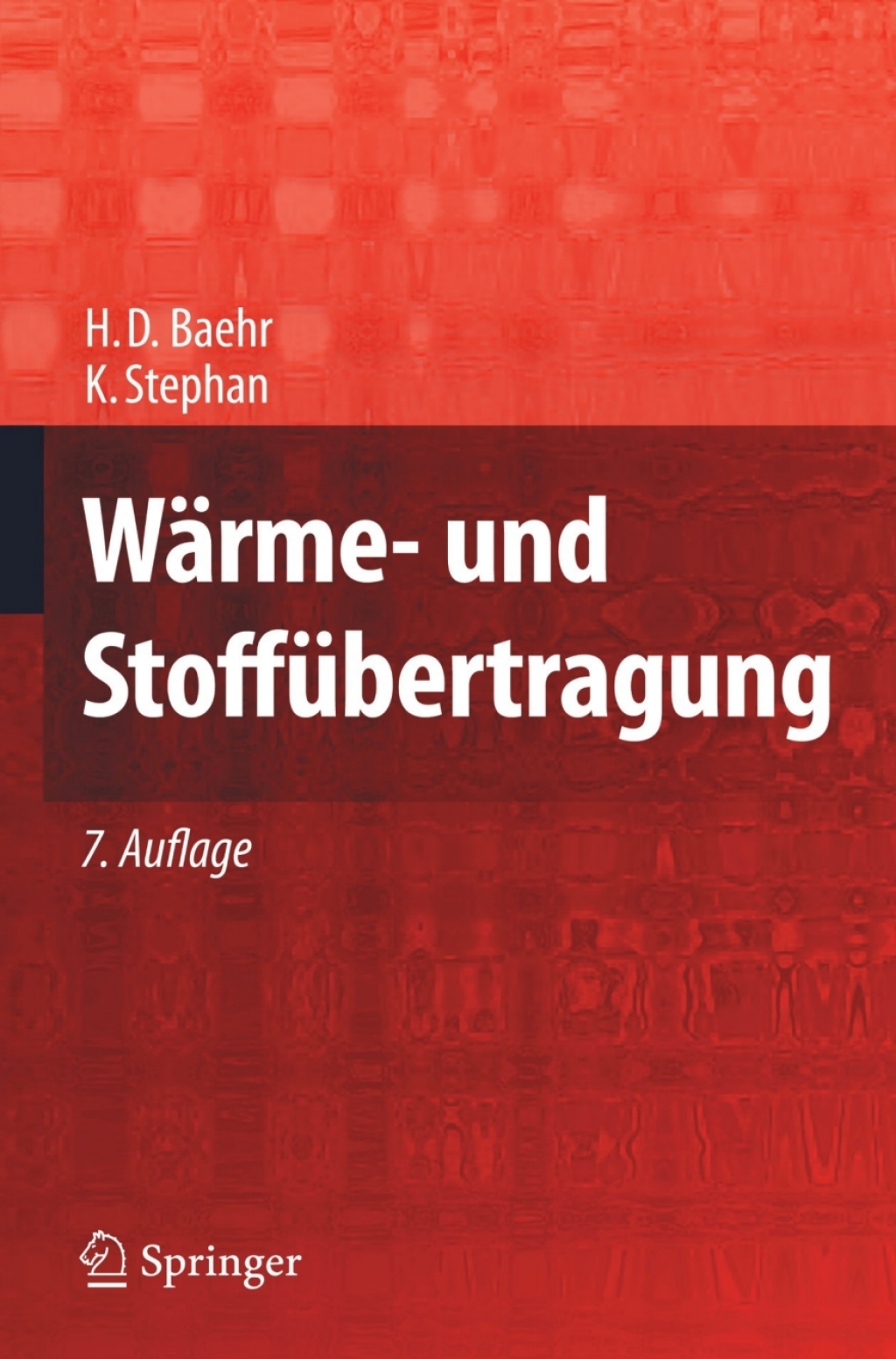 WÃƒÂ¤rme- und StoffÃƒÂ¼bertragung 7th Edition