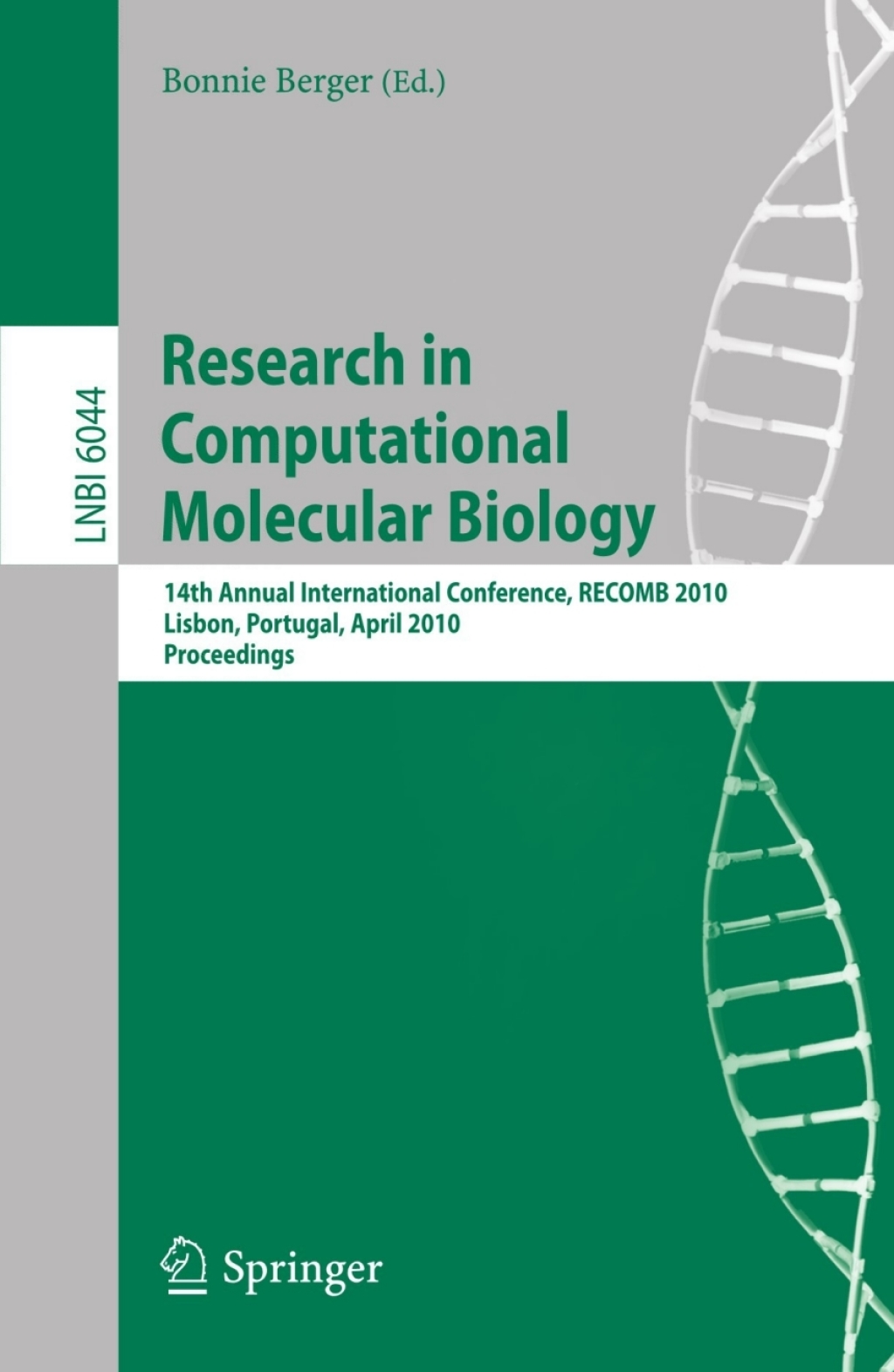 Research in Computational Molecular Biology 1st Edition