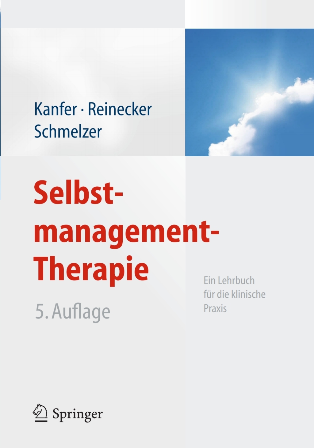 Selbstmanagement-Therapie Ein Lehrbuch fÃƒÂ¼r die klinische Praxis 5th Edition