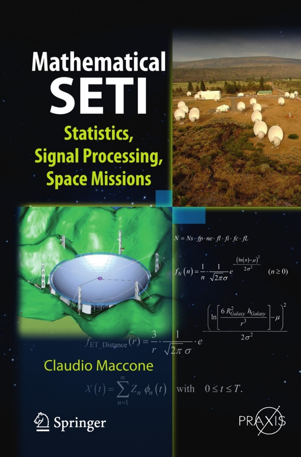 Mathematical SETI Statistics, Signal Processing, Space Missions 