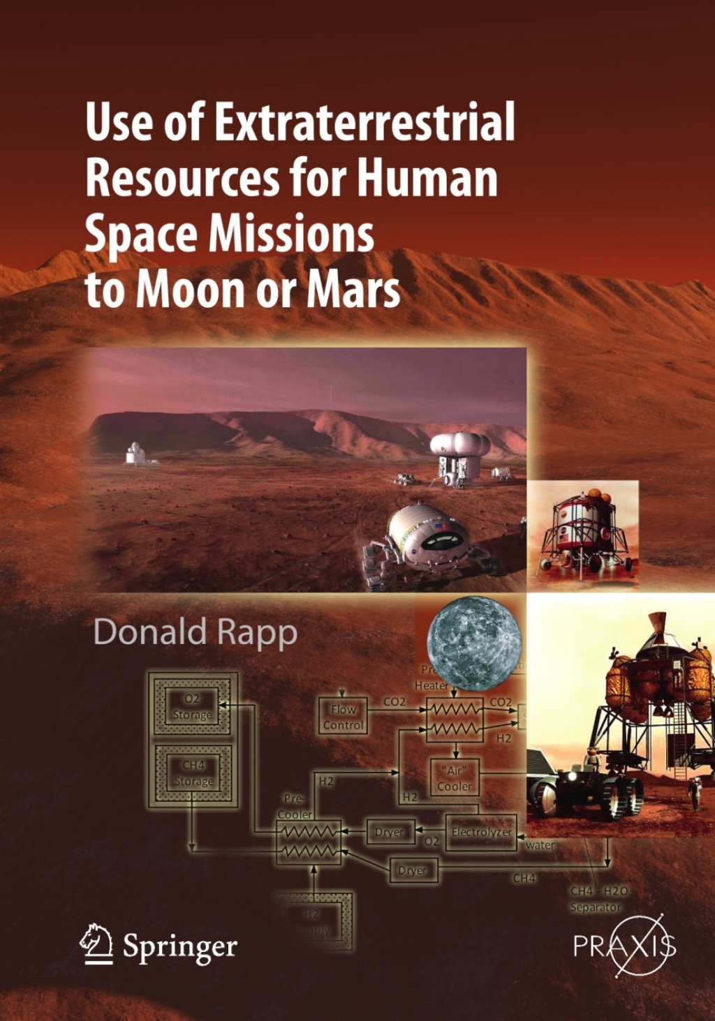 Use of Extraterrestrial Resources for Human Space Missions to Moon or Mars 