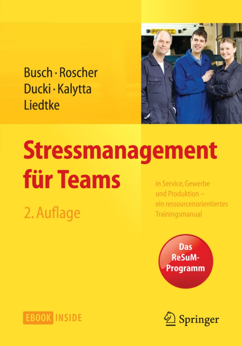 Stressmanagement fÃƒÂ¼r Teams in Service, Gewerbe und Produktion - Ein ressourcenorientiertes Trainingsmanual 2nd Edition