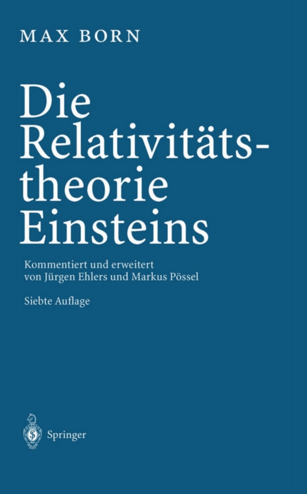 Die RelativitÃƒÂ¤tstheorie Einsteins 7th Edition