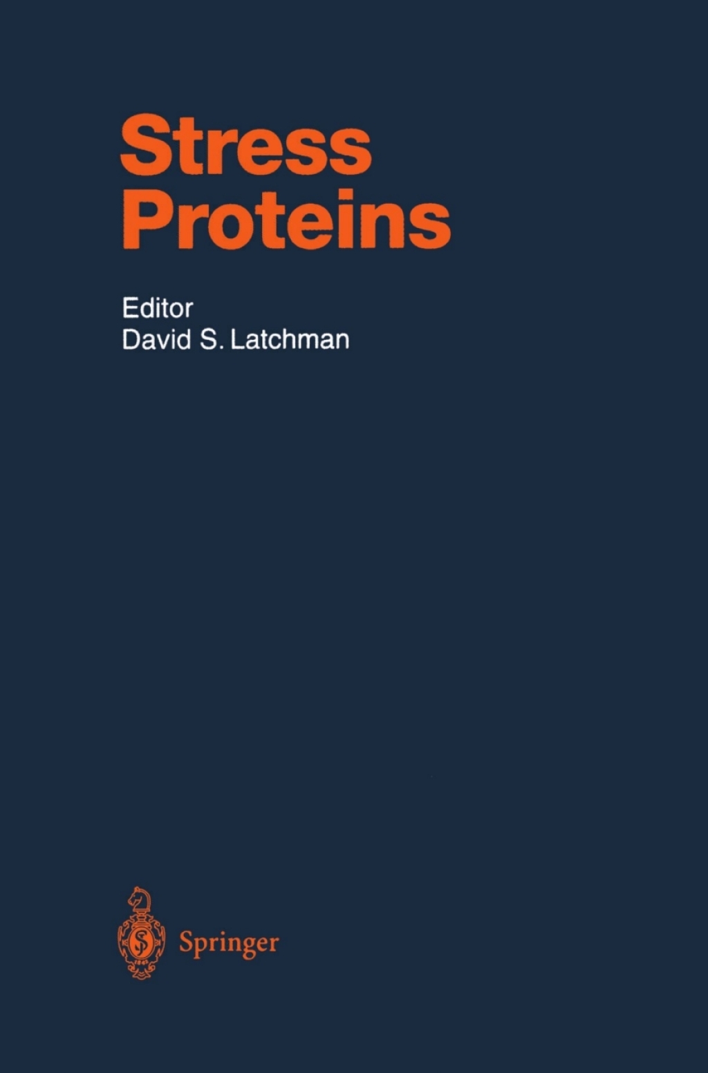 Stress Proteins 1st Edition