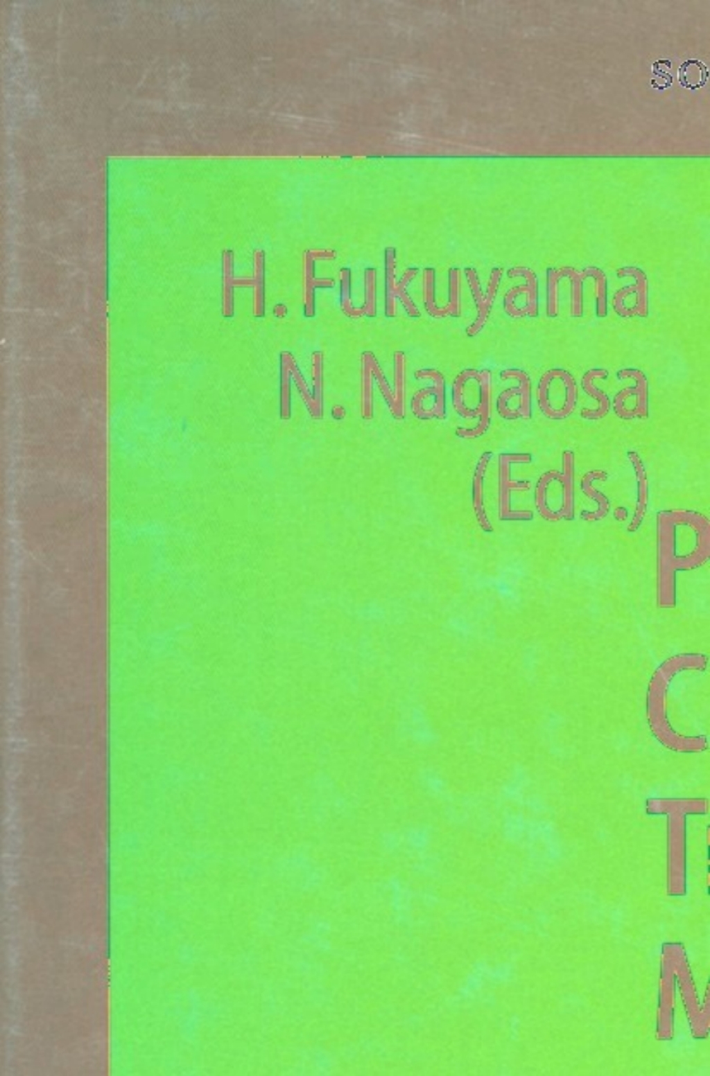 Physics and Chemistry of Transition Metal Oxides Proceedings of the 20th Taniguchi Symposium, Kashikojima, Japan, May 25Ã¢â‚¬â€œ29, 1998 1st Edition