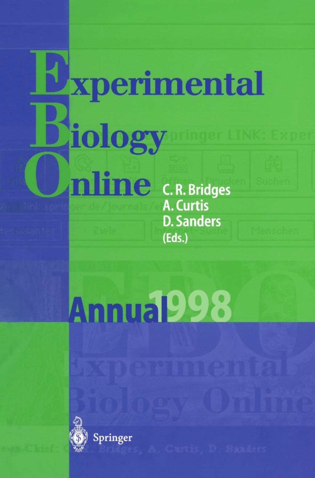 EBO Experimental Biology Online Annual 1998 1st Edition
