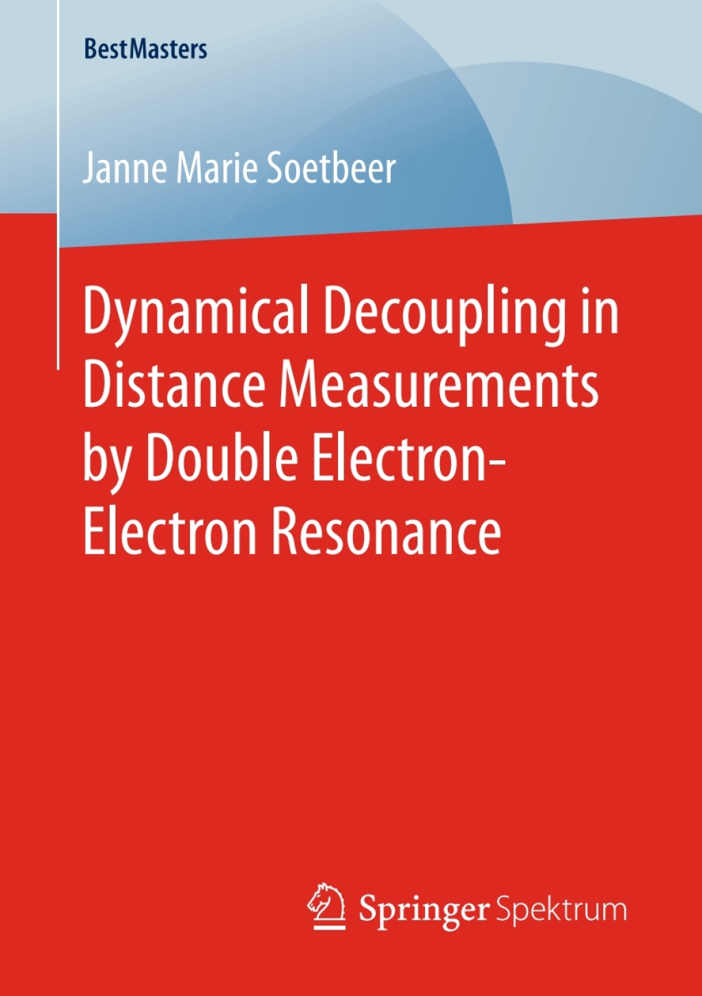 Dynamical Decoupling in Distance Measurements by Double Electron-Electron Resonance 