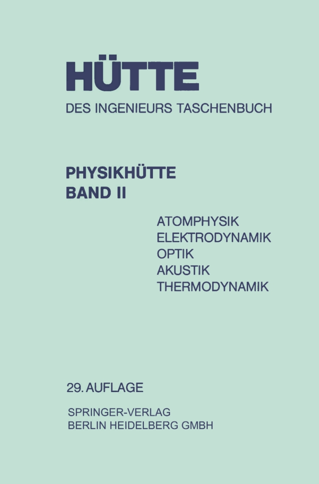 PhysikhÃƒÂ¼tte Atomphysik Elektrodynamik Optik Akustik Thermodynamik 
