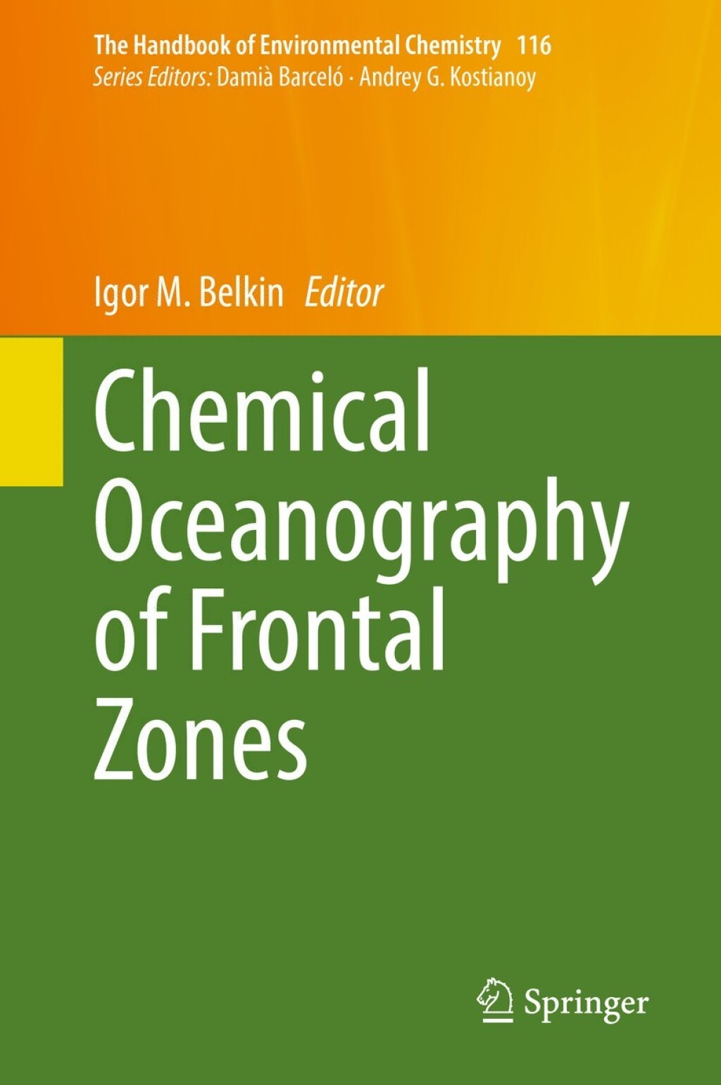 Chemical Oceanography of Frontal Zones 