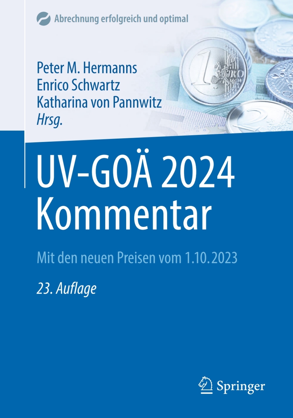 UV-GOÃƒâ€ž 2024 Kommentar Mit den neuen Preisen vom 1.10.2023 23rd Edition