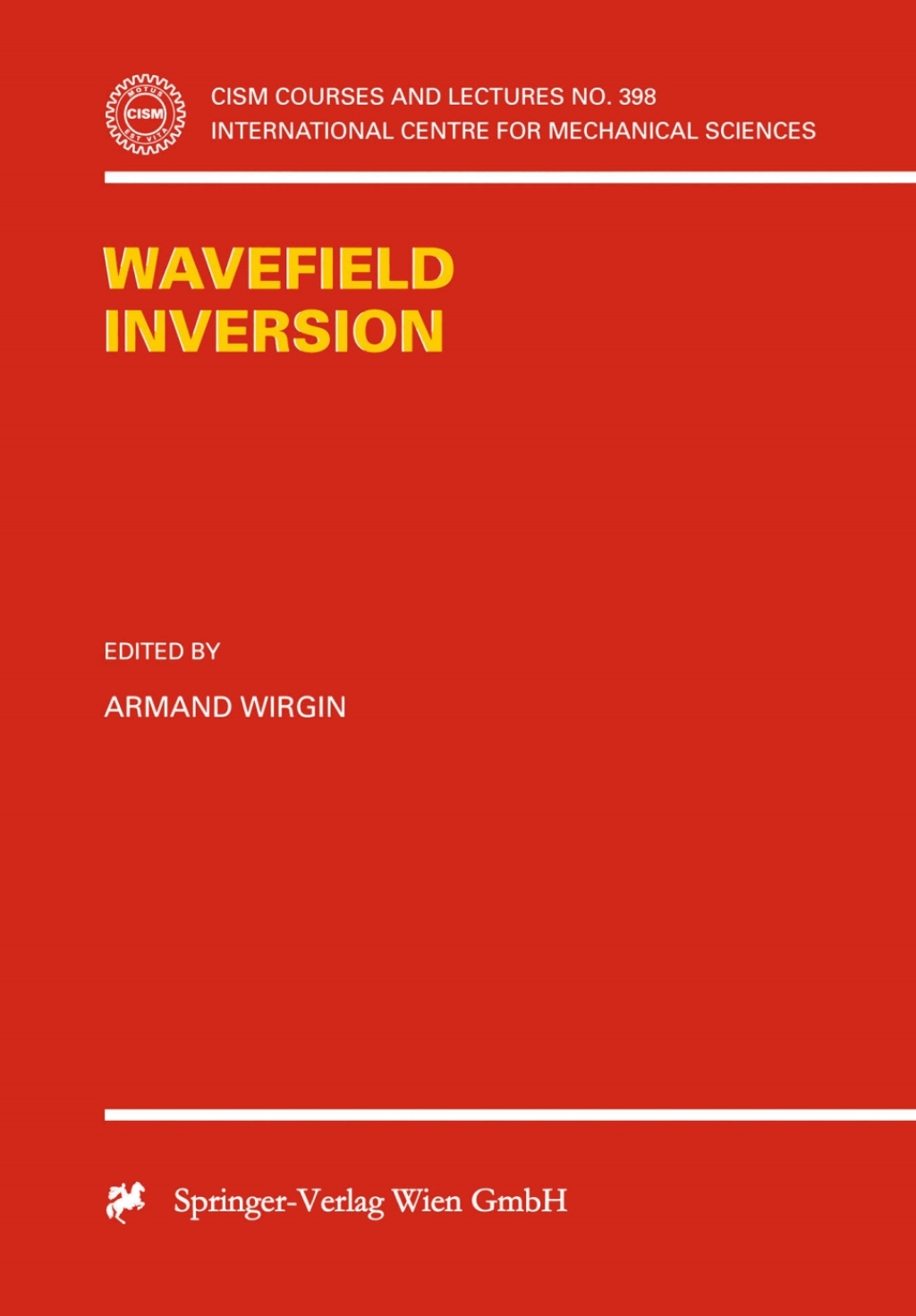 Wavefield Inversion 1st Edition