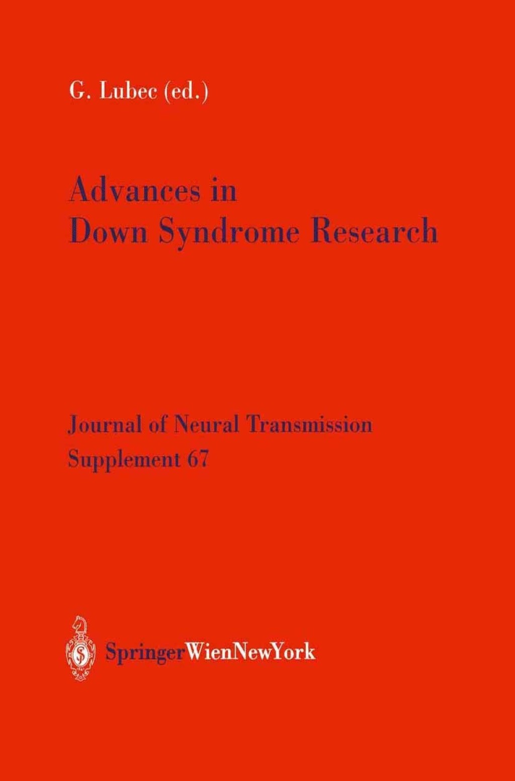 Advances in Down Syndrome Research 1st Edition