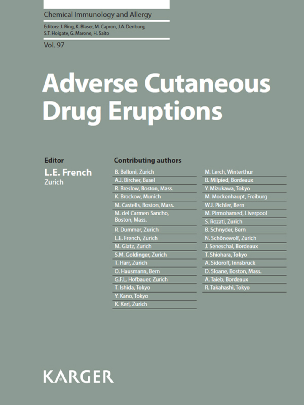 Adverse Cutaneous Drug Eruptions 1st Edition