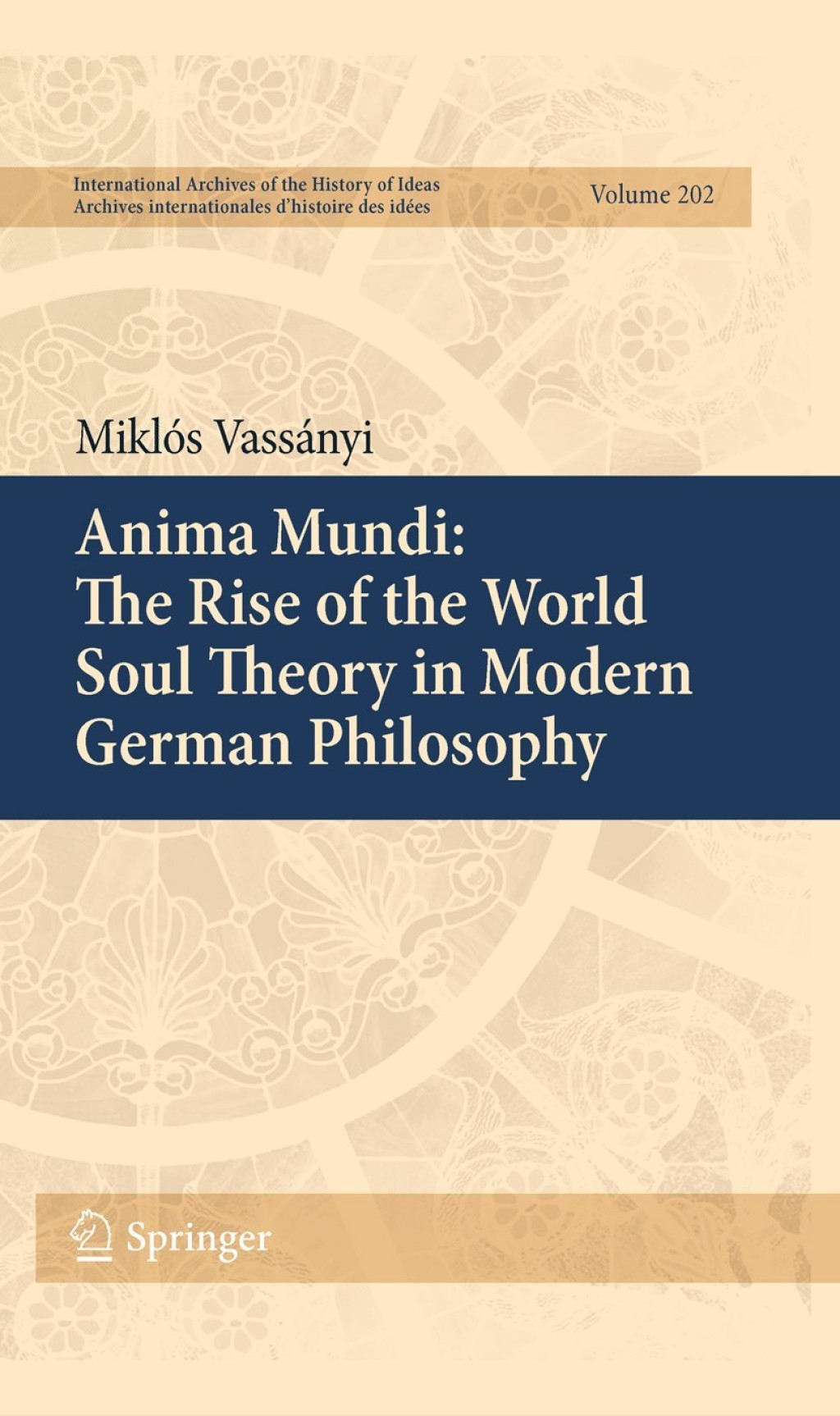 Anima Mundi: The Rise of the World Soul Theory in Modern German Philosophy 