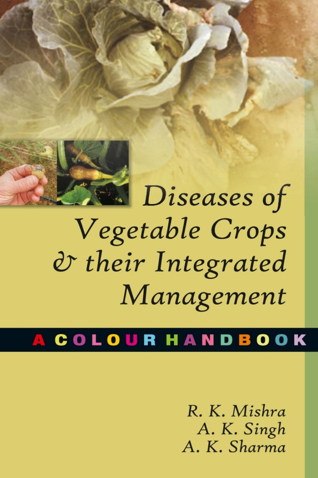 Diseases of Vegetable Crops and Their Integrated Management:A Colour Handbook 1st Edition