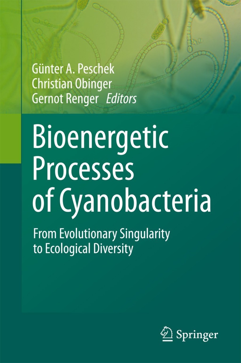 Bioenergetic Processes of Cyanobacteria From Evolutionary Singularity to Ecological Diversity 1st Edition
