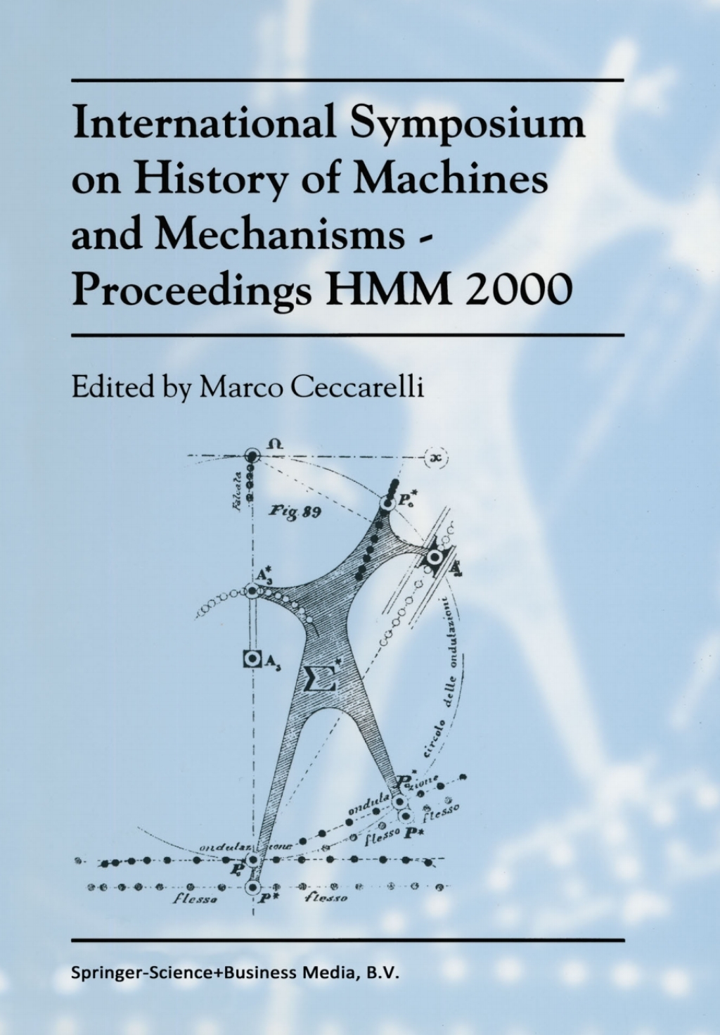 International Symposium on History of Machines and MechanismsProceedings HMM 2000 1st Edition