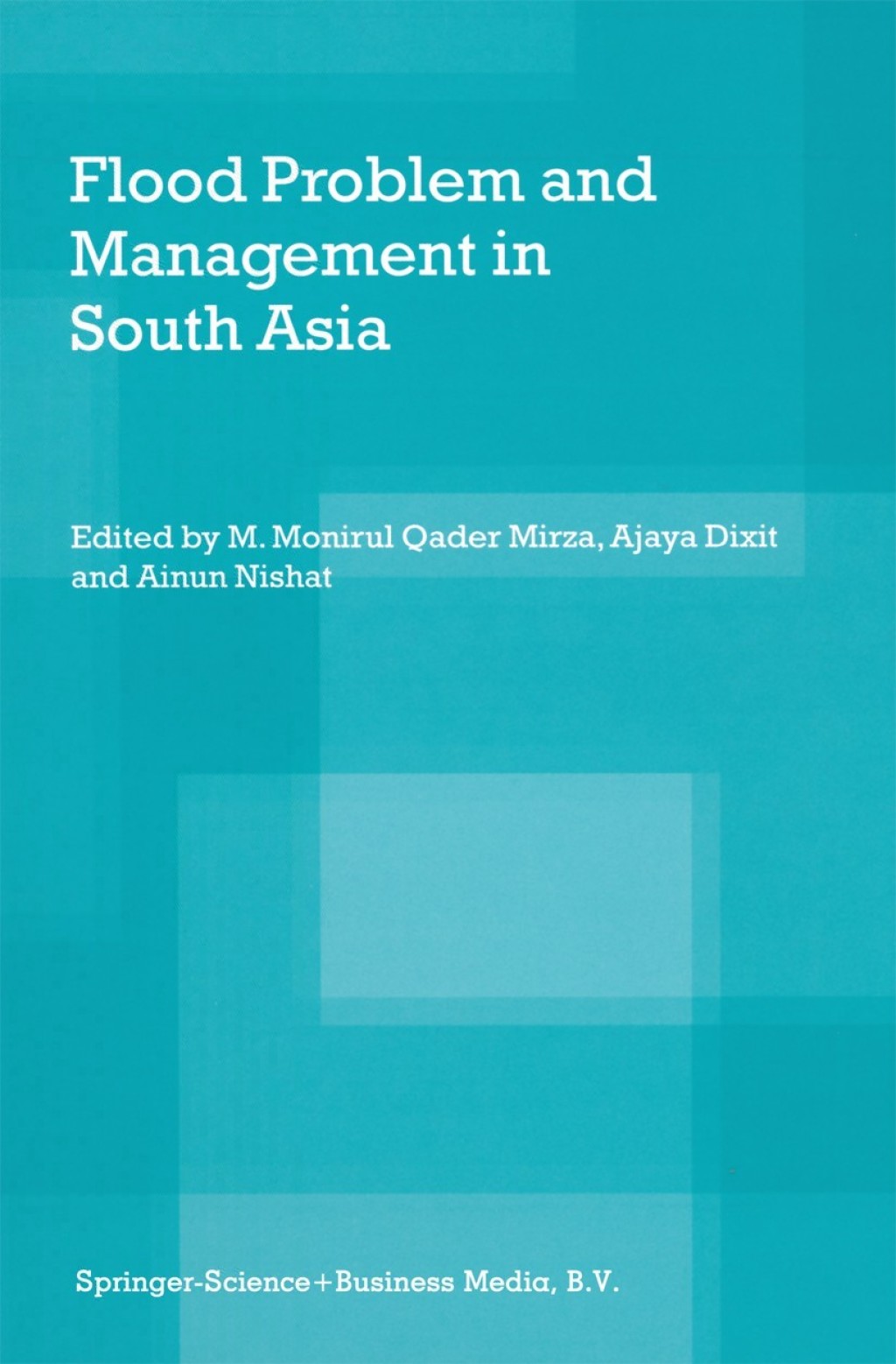 Flood Problem and Management in South Asia 1st Edition