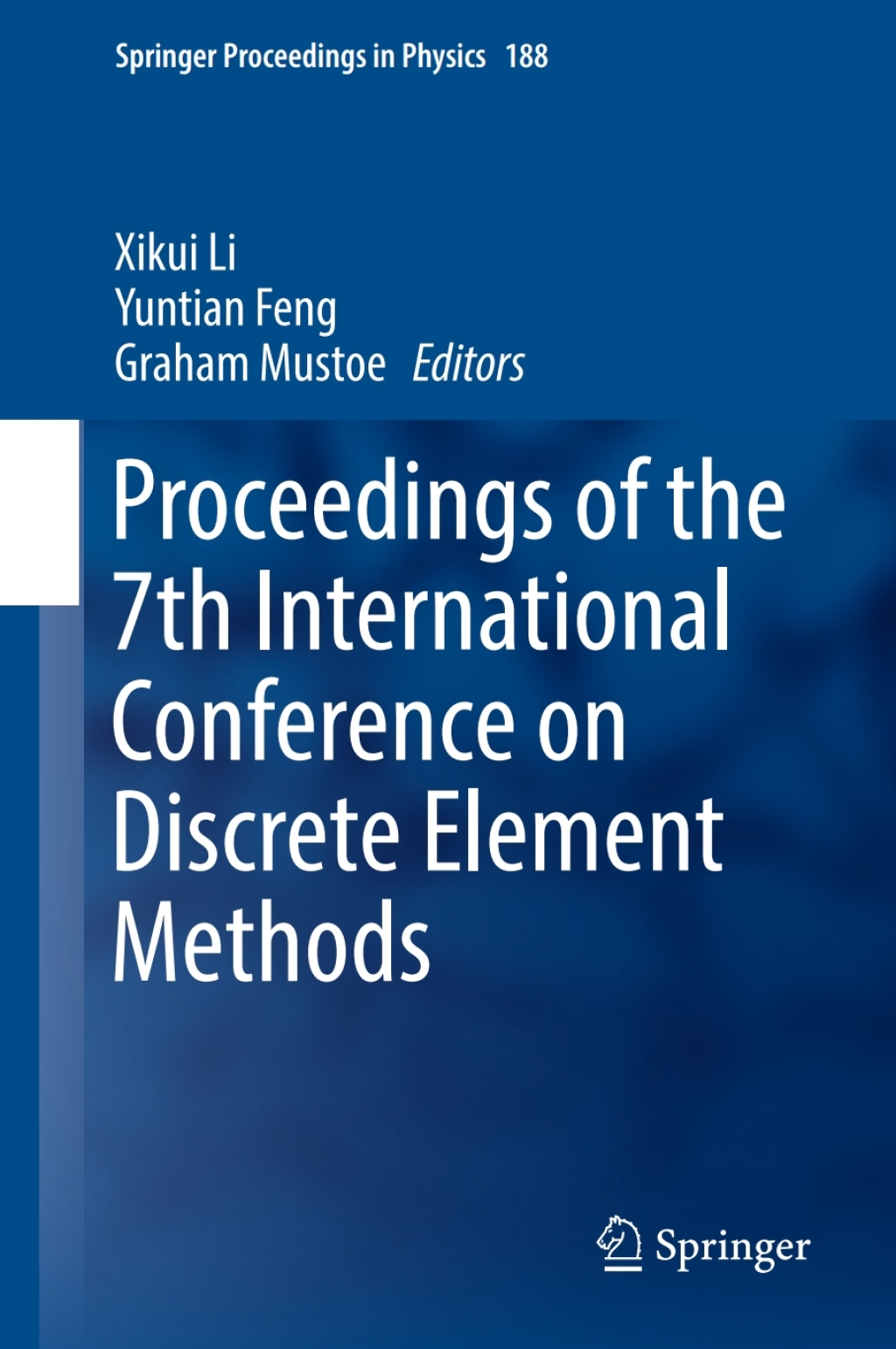 Proceedings of the 7th International Conference on Discrete Element Methods 