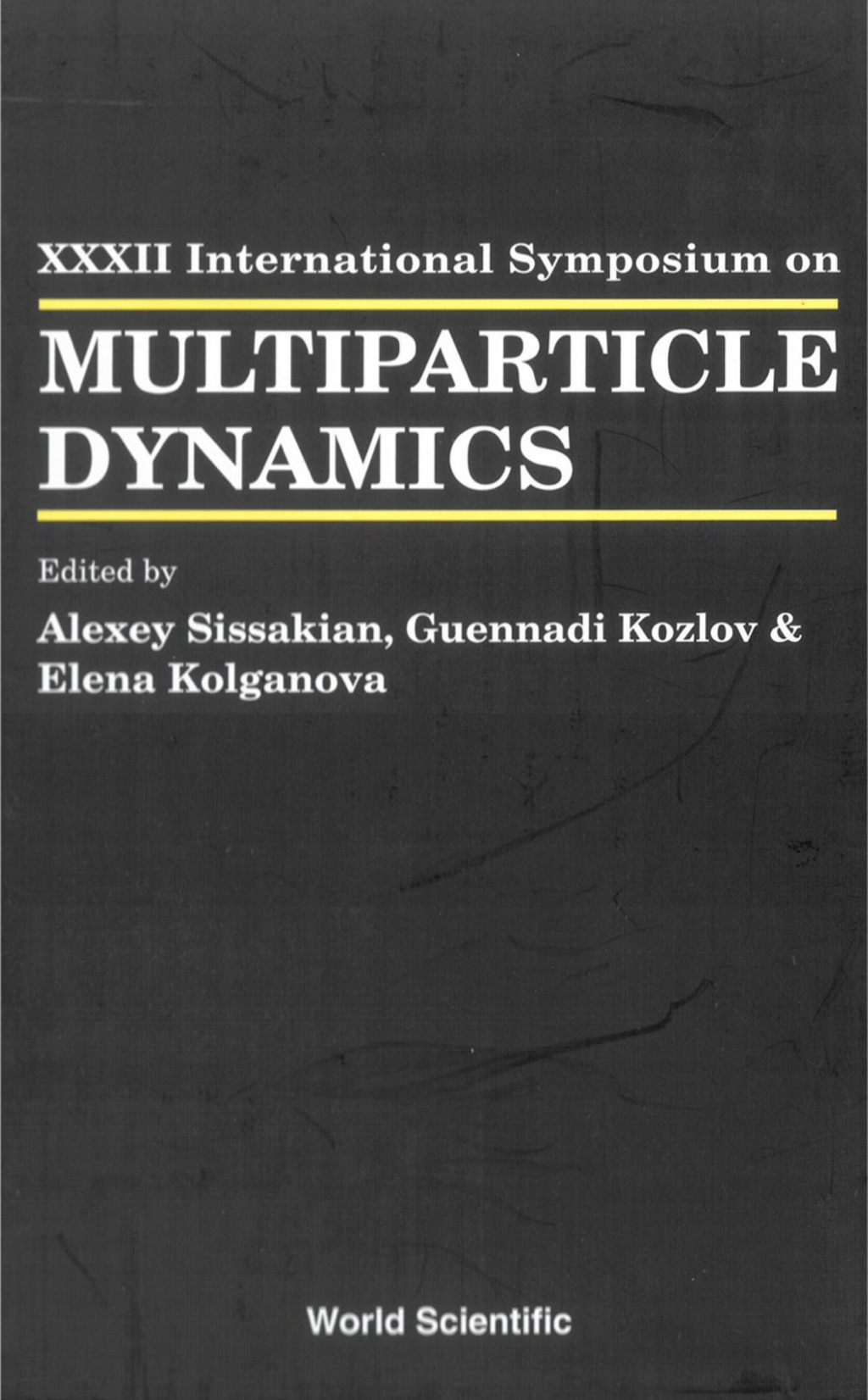 MULTIPARTICLE DYNAMICS 