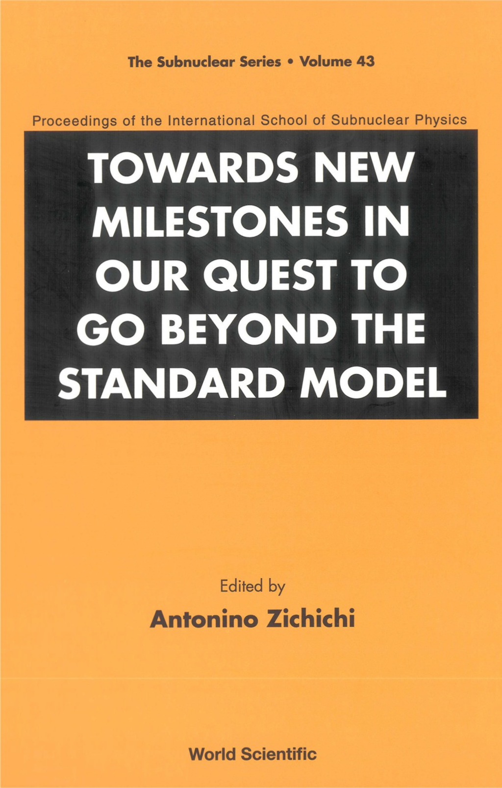 TOWARDS NEW MILESTONES IN OUR QUEST..V43 