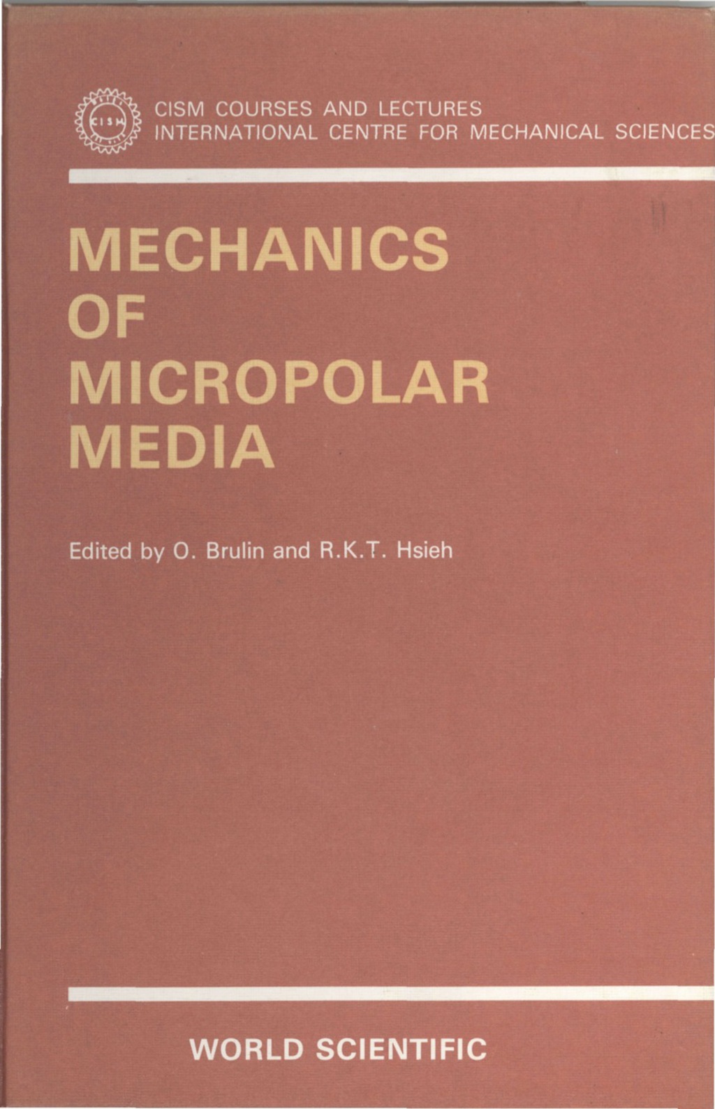 MECHANICS OF MICROPOLAR MEDIA  (B/H) 