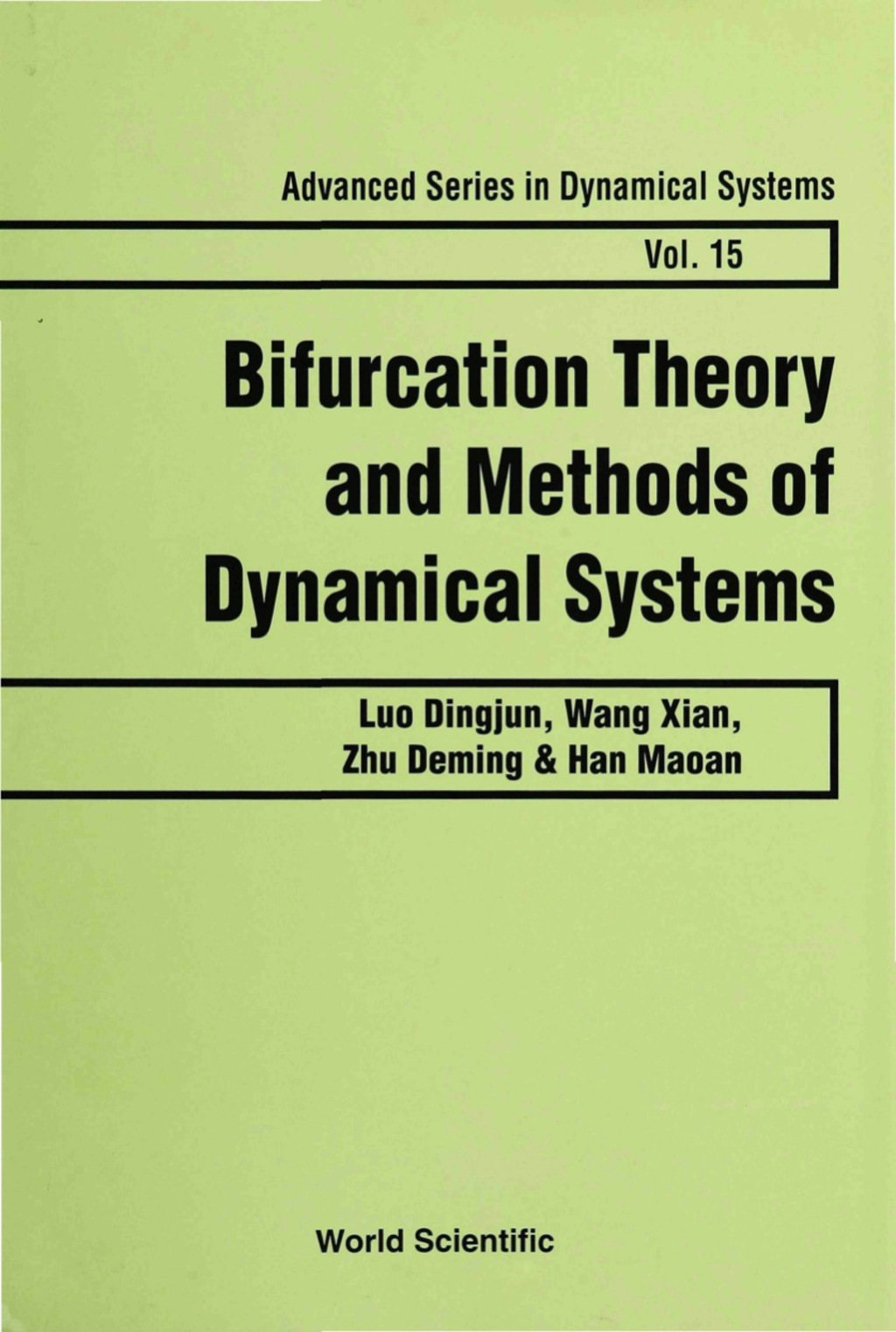 BIFURCATION THEORY & METHODS...  (V15) 