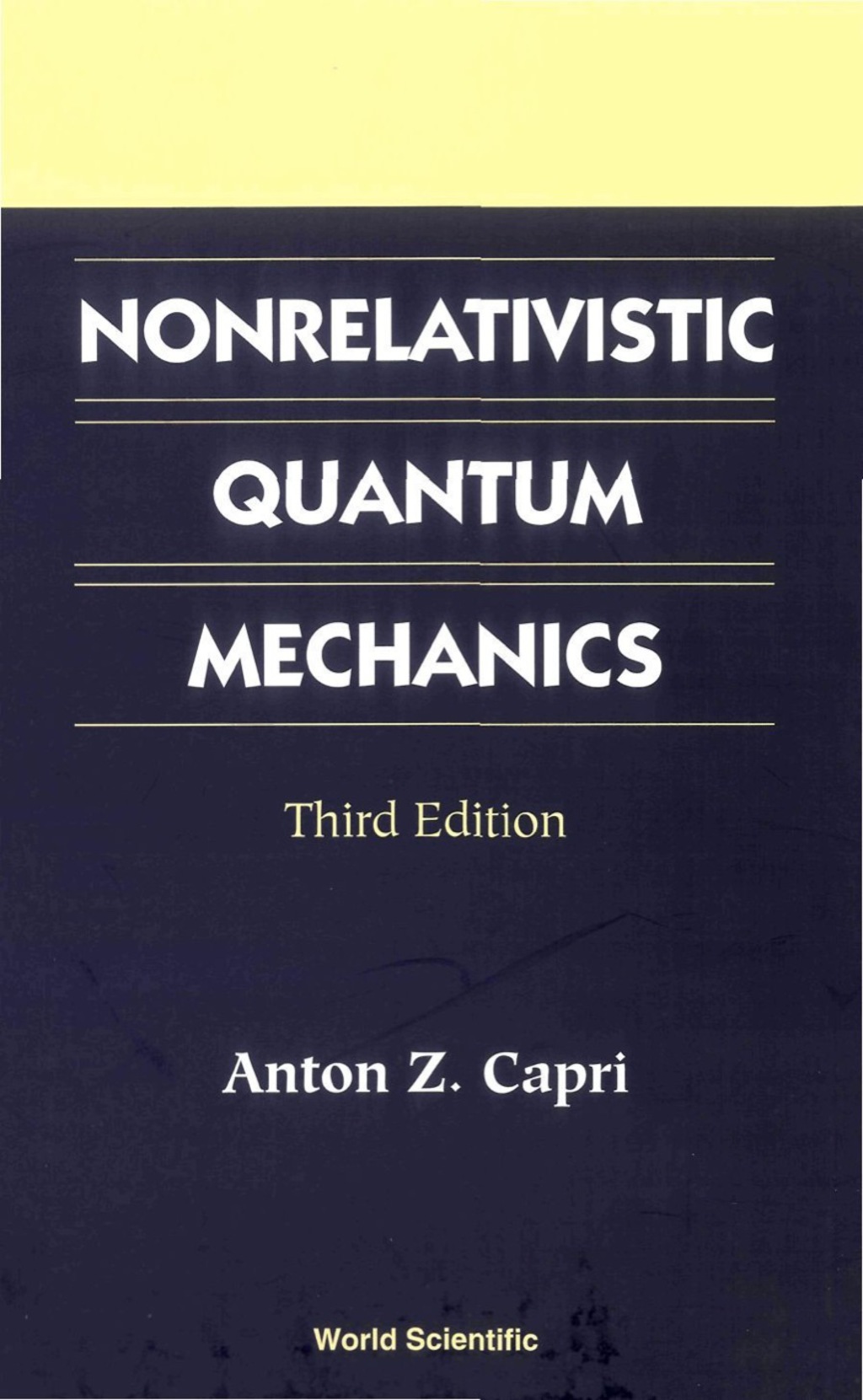 Nonrelativistic Quantum Mechanics 3rd Edition