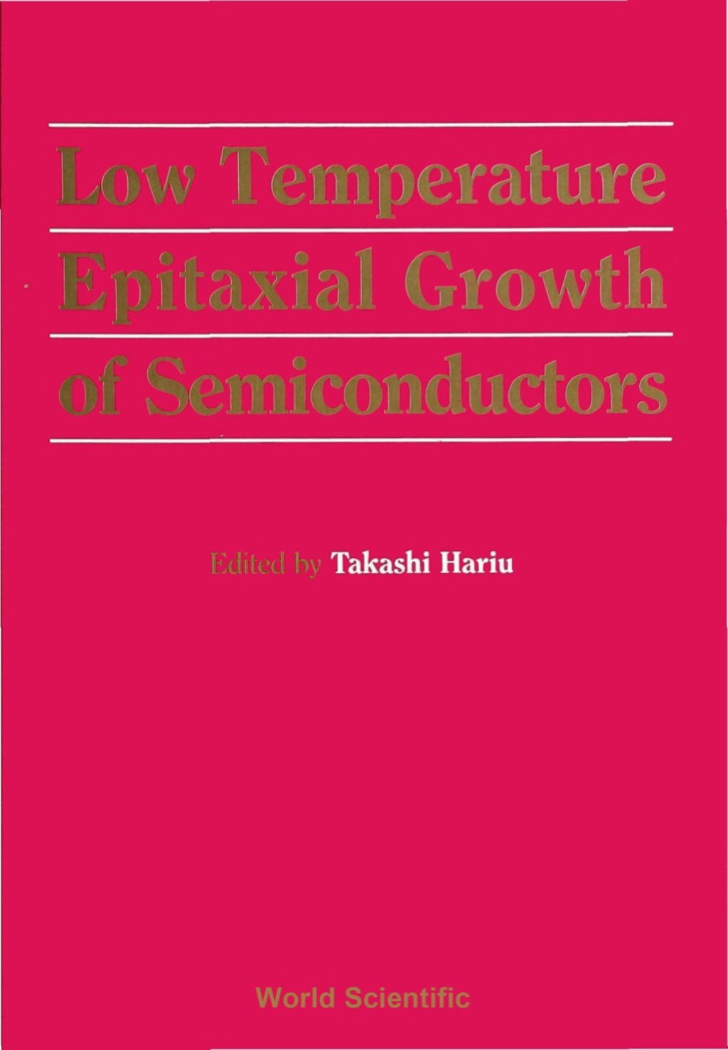 LOW TEMP EPITAXIAL GROWTH OF SEMICONDUCT 
