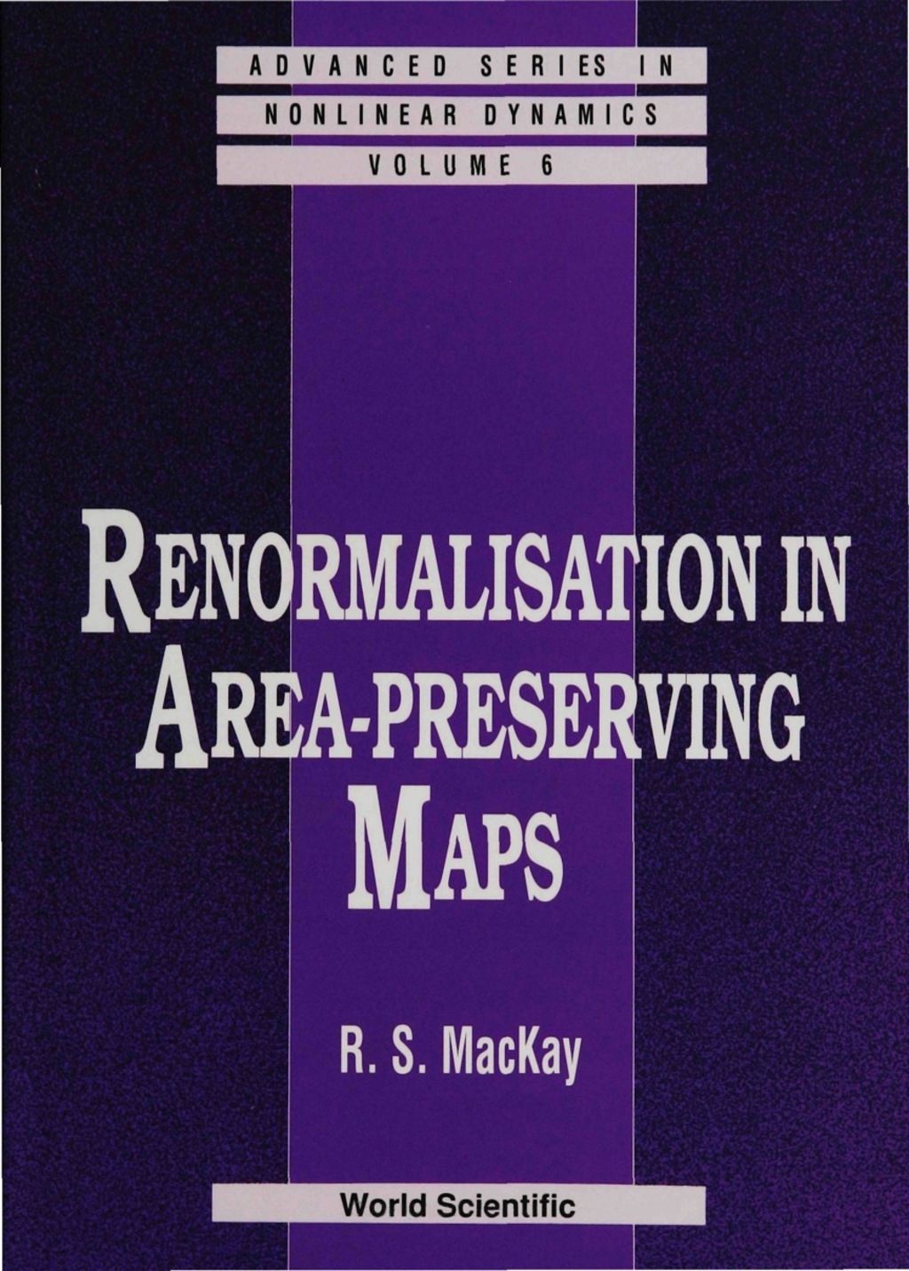 RENORMALISATION IN AREA-PRESERVING..(V6) 