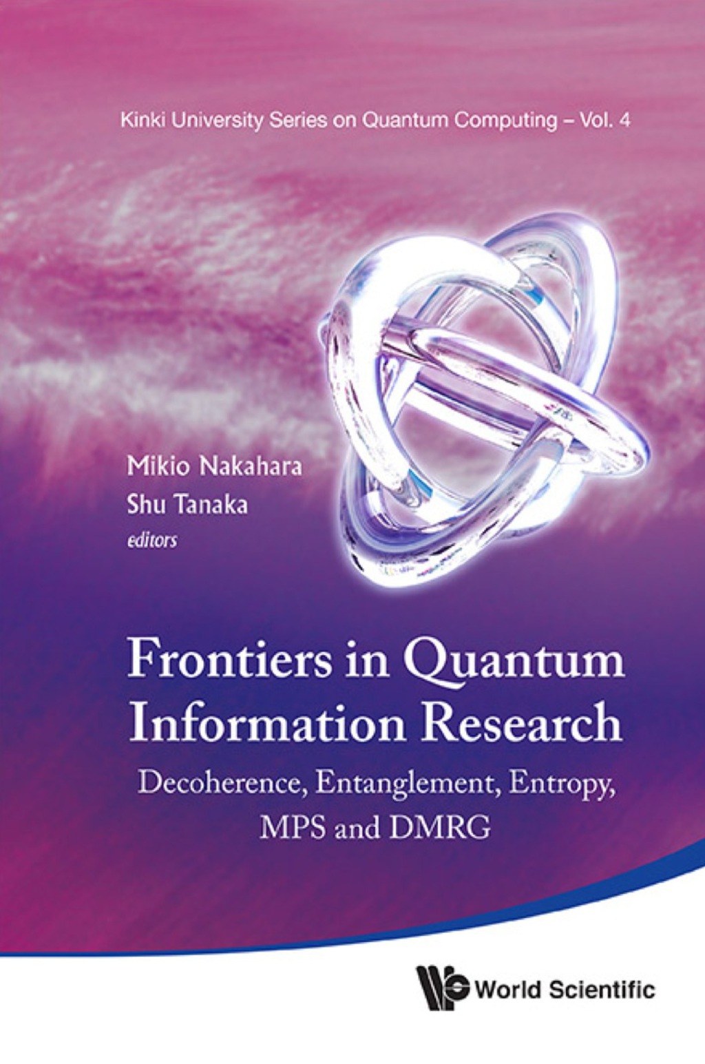 FRONTIERS IN QUANTUM INFORMATION RESEARC 