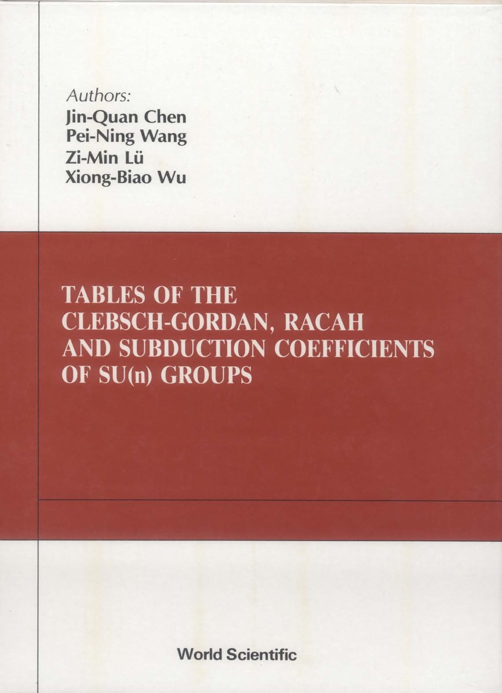 TBLS OF C-G, RACAH SUBDUCTION OF SU(N) G 