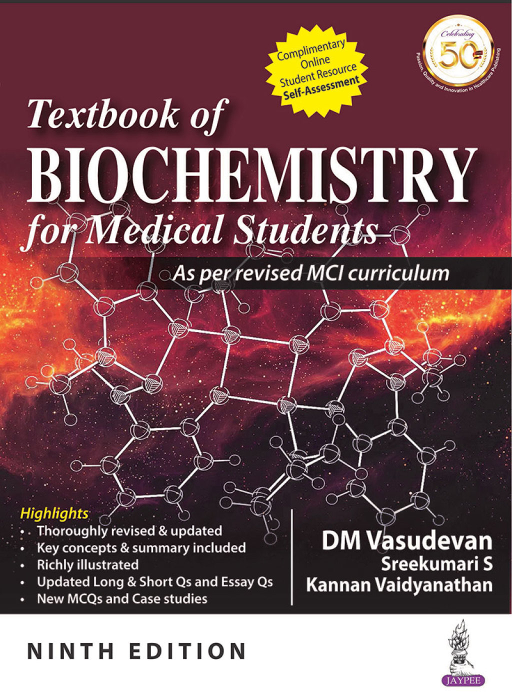 Textbook of Biochemistry for Medical Students 9th Edition