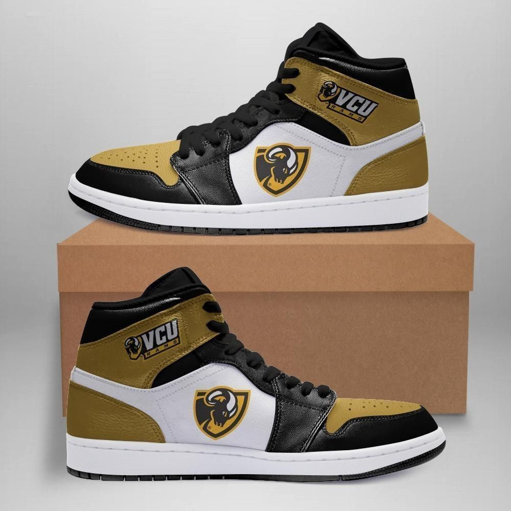 VCU Rams NCAA team Sneakers Gift For Fans High Top Air Jordan Sneaker, Air Jordan Hightop