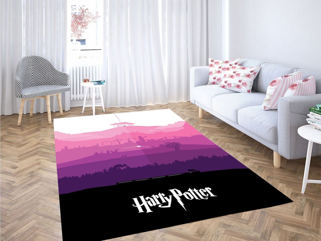 Vector Layout Harry Potter Living Room Modern Carpet Rectangle Rug