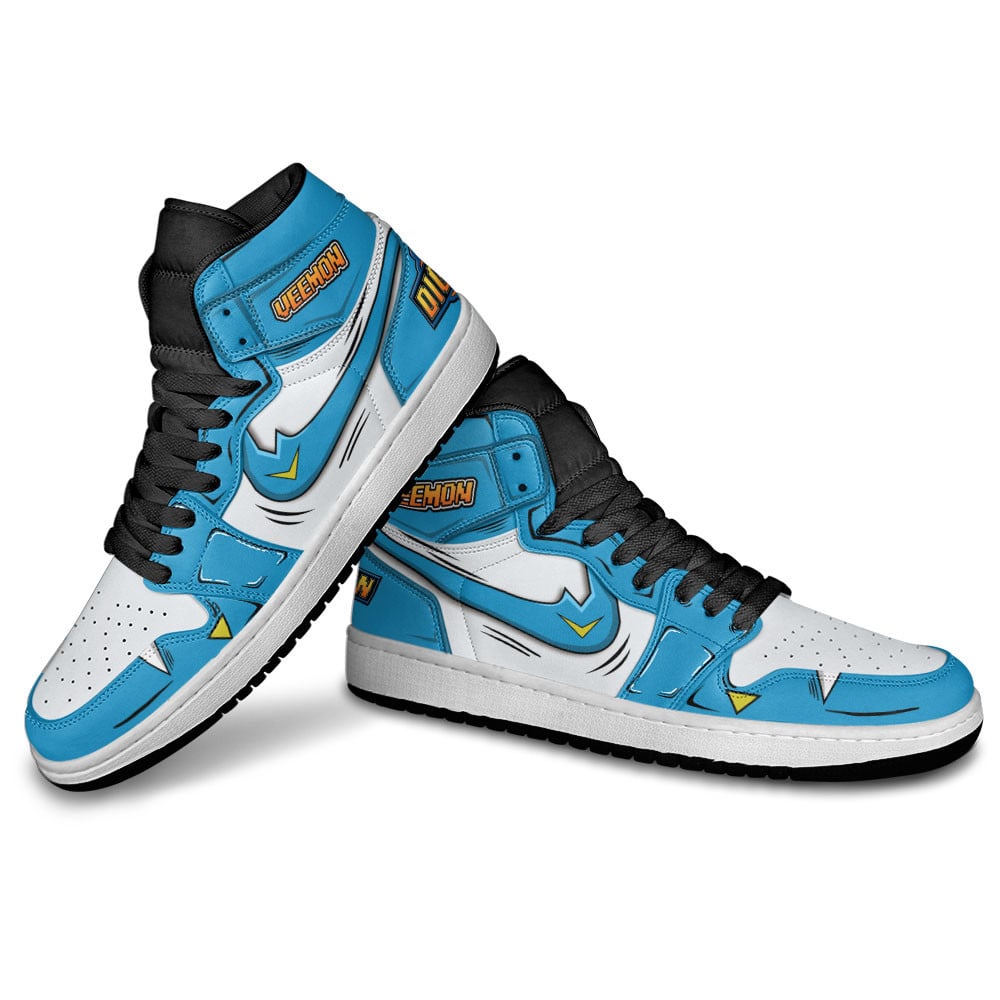 Veemon Skill JD1s Sneakers Digimon Anime Shoes For Fans, Air Jordan Hightop