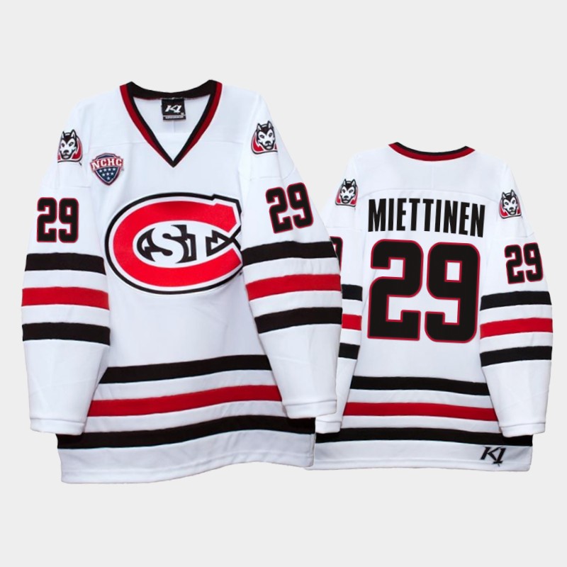 Veeti Miettinen #29 St. Cloud State Huskies 2021-22 College White Jersey