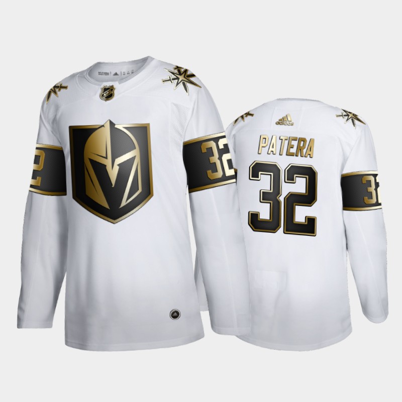 Vegas Golden Knights Jiri Patera #32 Golden Edition White Jersey