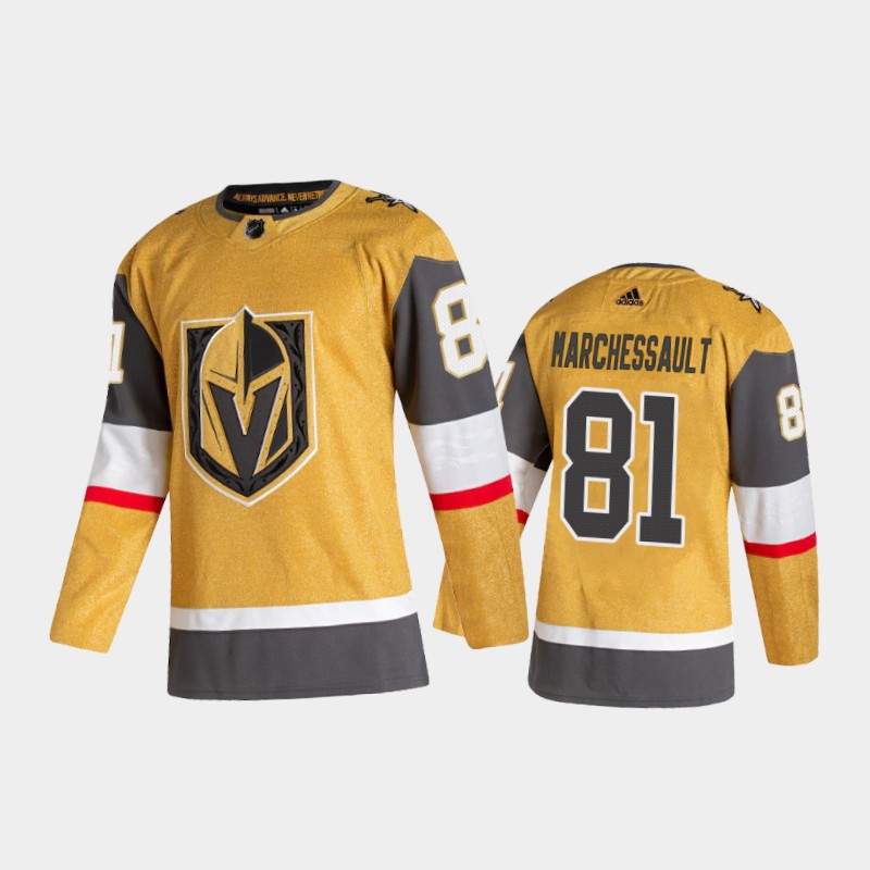 Vegas Golden Knights Jonathan Marchessault #81 Alternate Gold 2020-21 Player Jersey