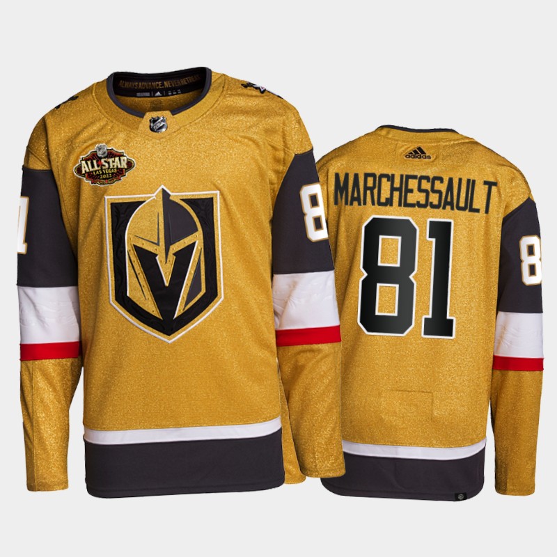 Vegas Golden Knights Jonathan Marchessault 2022 All-Star Jersey Gold Primegreen Uniform