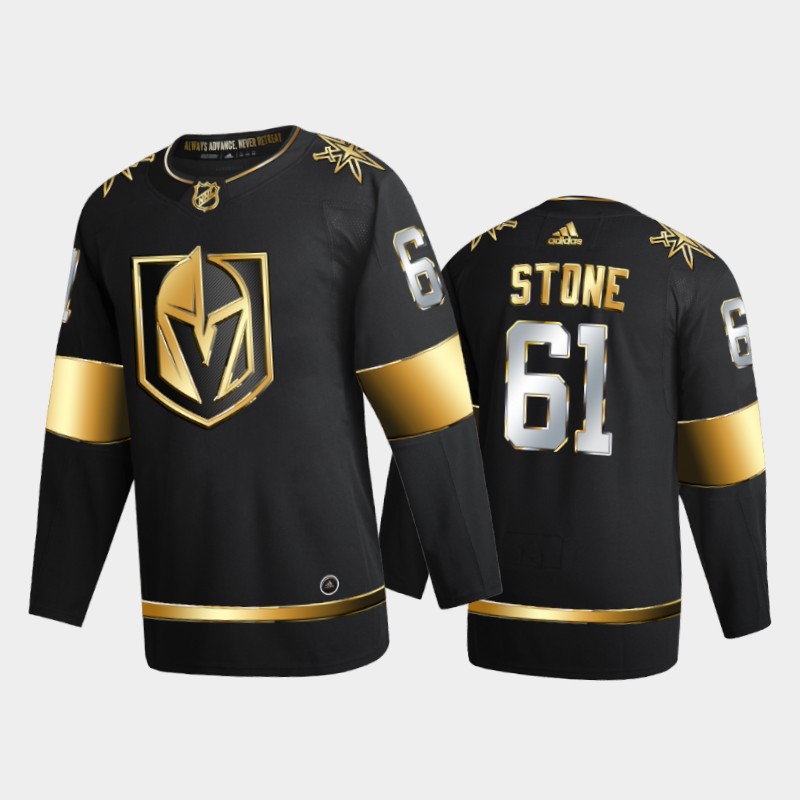 Vegas Golden Knights Mark Stone #61 2020-21 Golden Edition Black Limited Jersey
