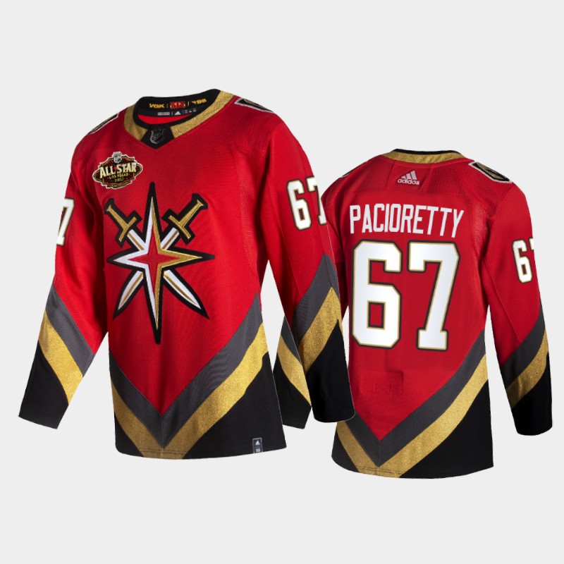 Vegas Golden Knights Max Pacioretty #67 2022 All-Star Red Reverse Retro Jersey
