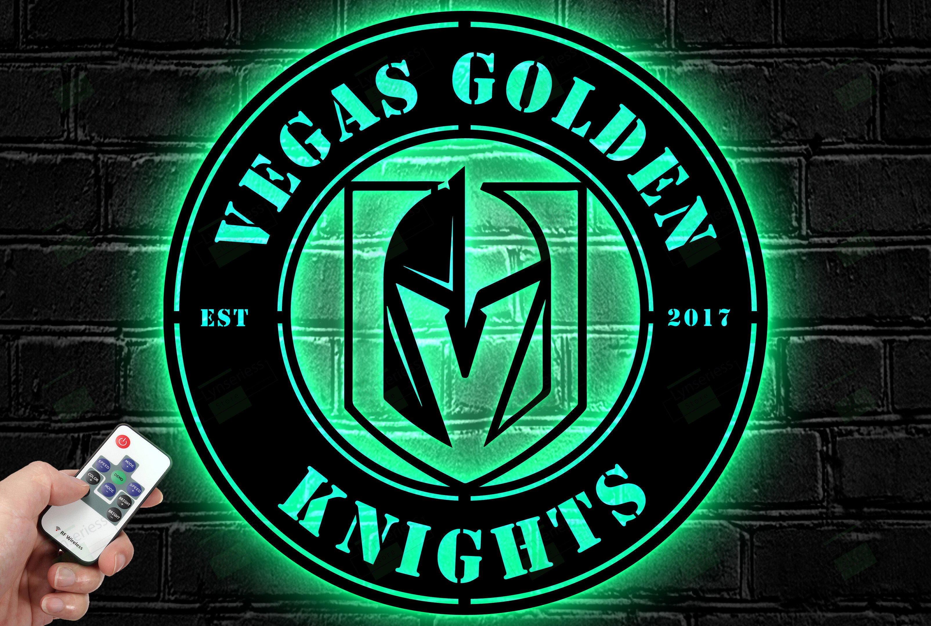 Vegas Golden Knights Metal Sign – Led Light Sign NHL