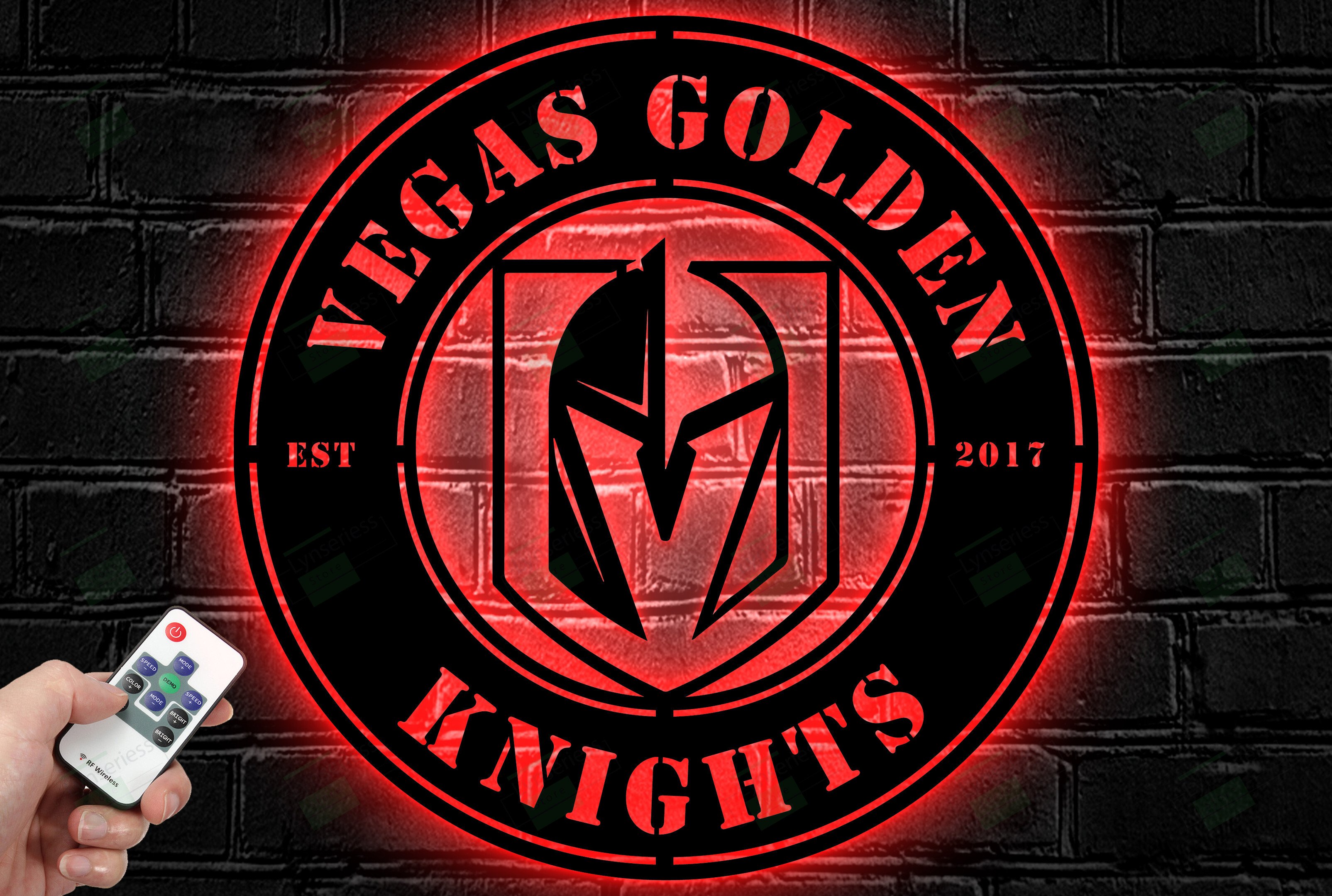 Vegas Golden Knights Metal Sign – Led Light Sign NHL