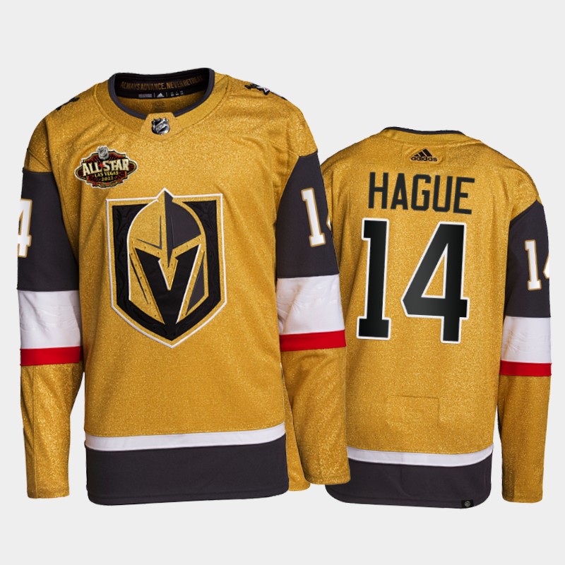 Vegas Golden Knights Nicolas Hague 2022 All-Star Jersey Gold Primegreen Uniform