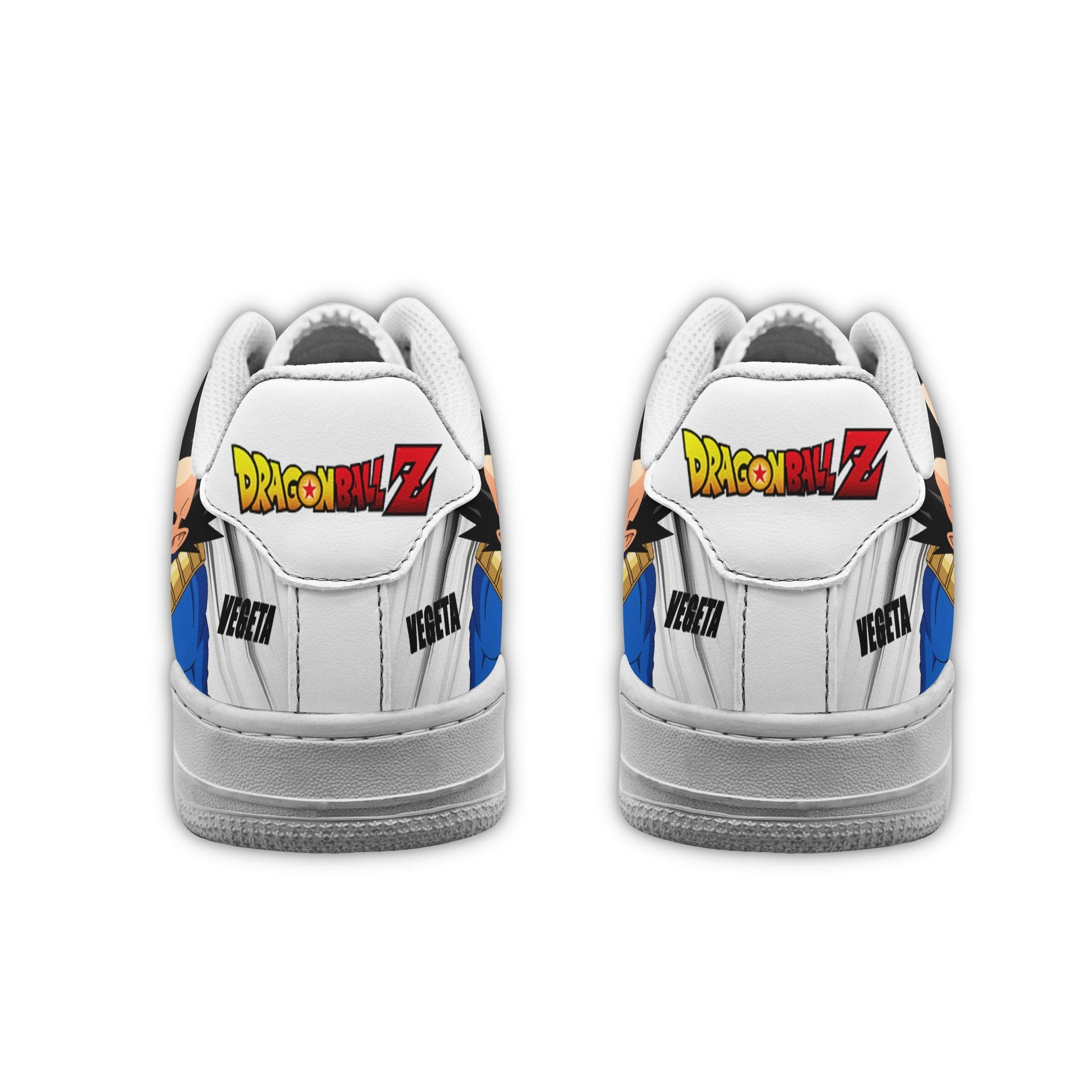 Vegeta Air Sneakers Custom Anime Dragon Ball Shoes Simple Style